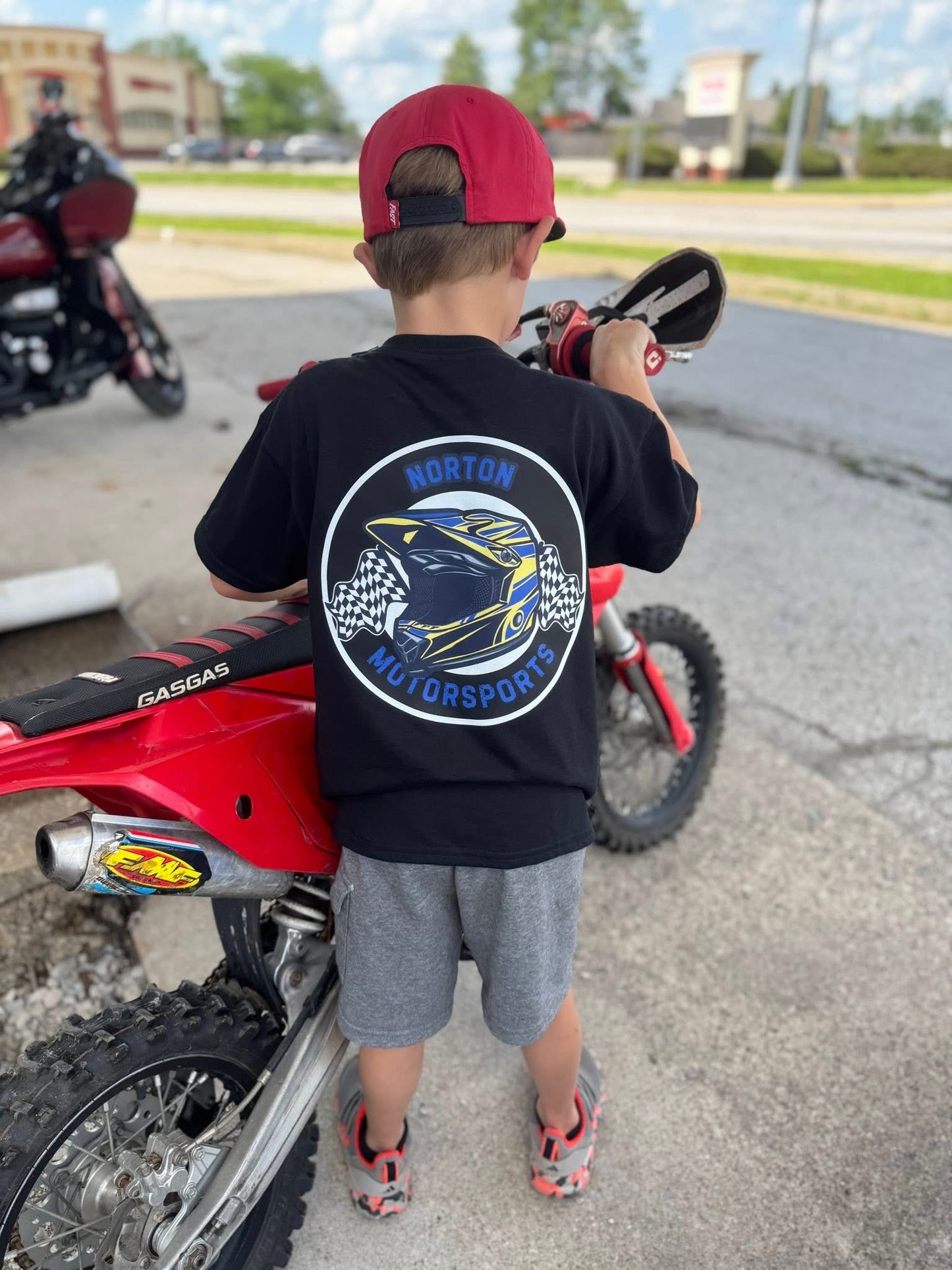 Yellow/Blue Helmet Adult Shirt
